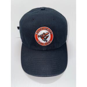 47 Brand Baltimore Orioles Strapback Black Orange Cap Hat Cooperstown